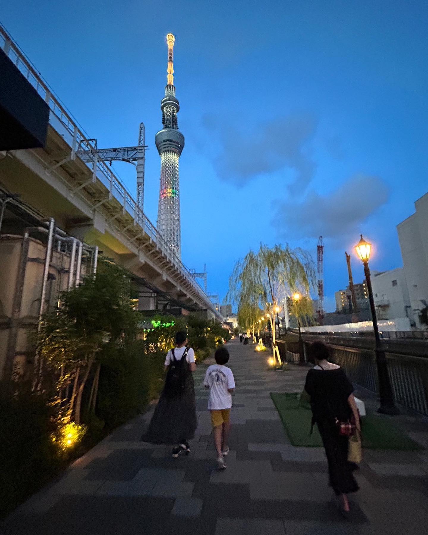 東京台東区田原町から浅草を通過してスカイツリーまでブラブラ