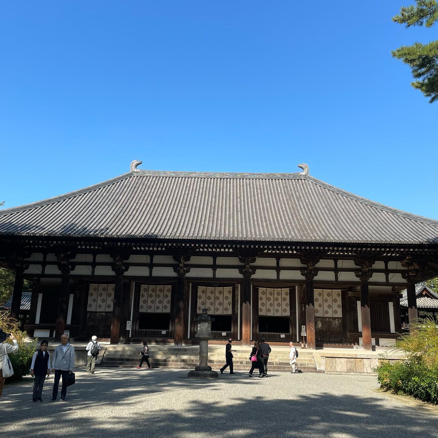 秋晴れの朝、思い立って西の京へ