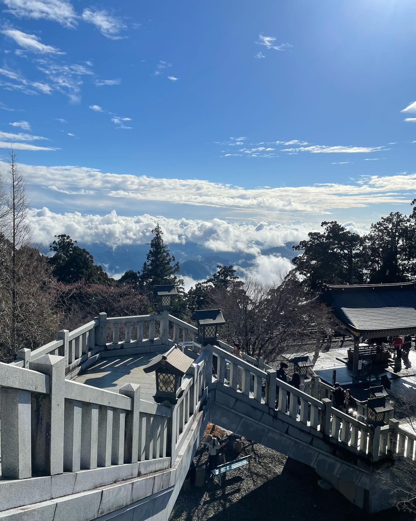 令和六年一月二日の秋葉山本宮秋葉神社上社にて